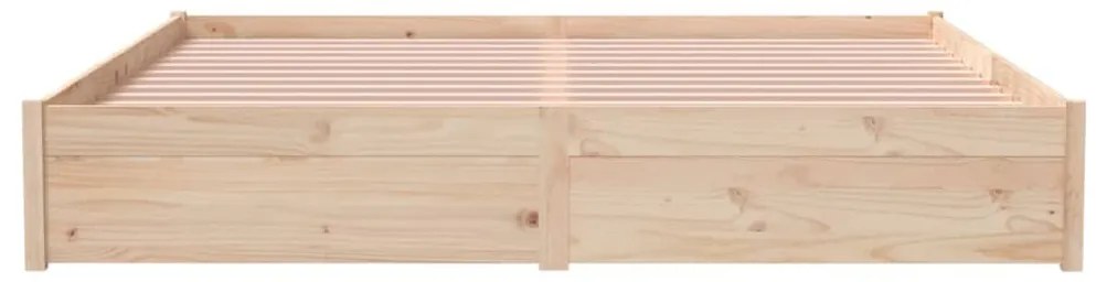 Estrutura de cama super king 180x200 cm madeira maciça