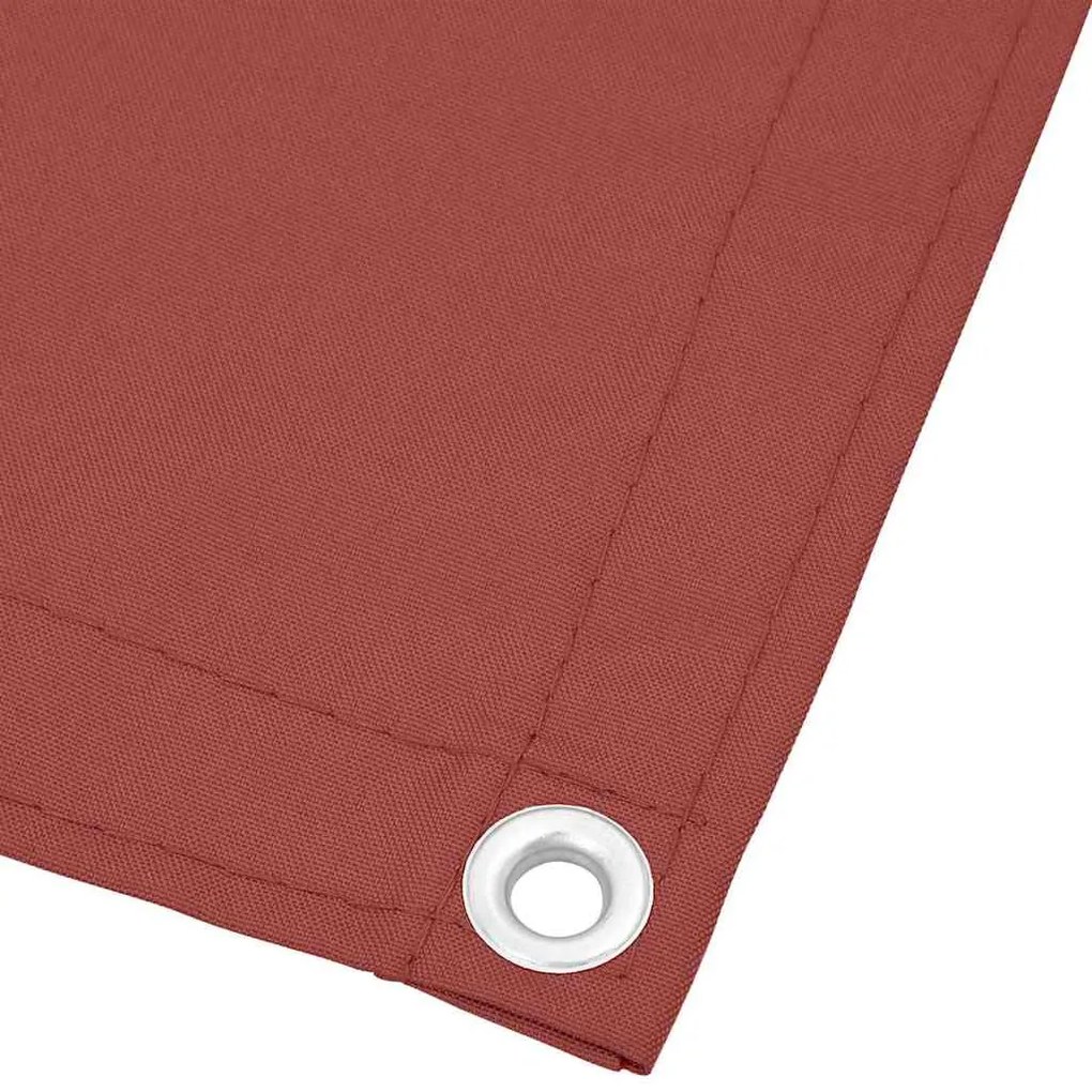 Tela de varanda 75x800 cm 100% poliéster oxford terracota