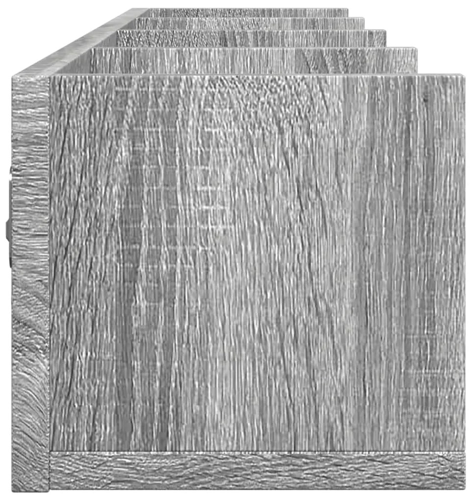 Armários parede 2 pcs 99x18x16,5 cm deriv. madeira cinza sonoma