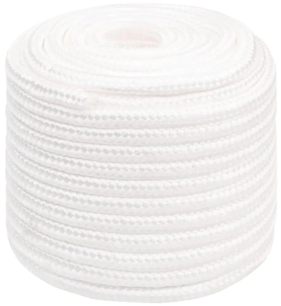 Corda de barco 18 mm 50 m polipropileno branco completo