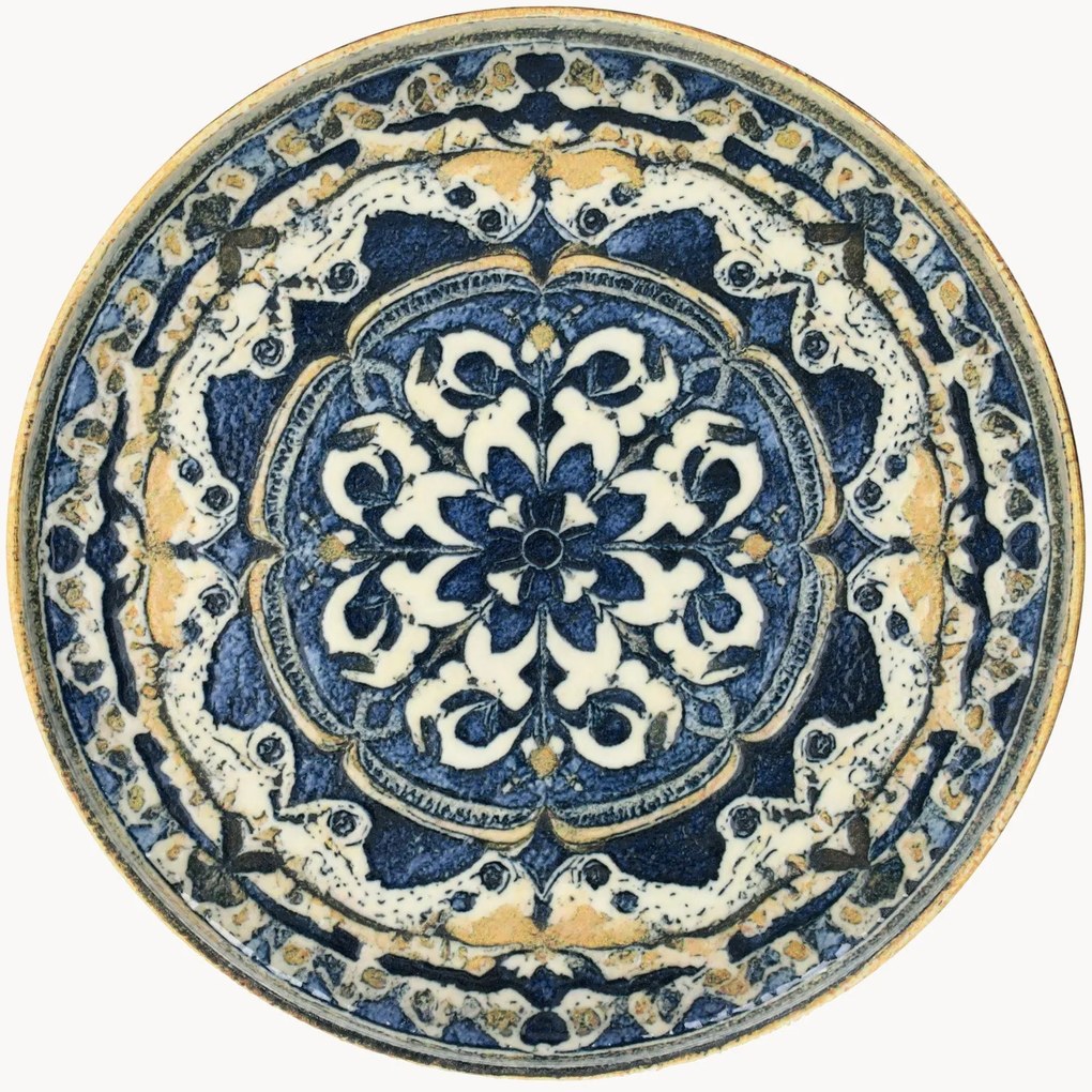Pratos de jantar em porcelana Granada, conjunto de 3