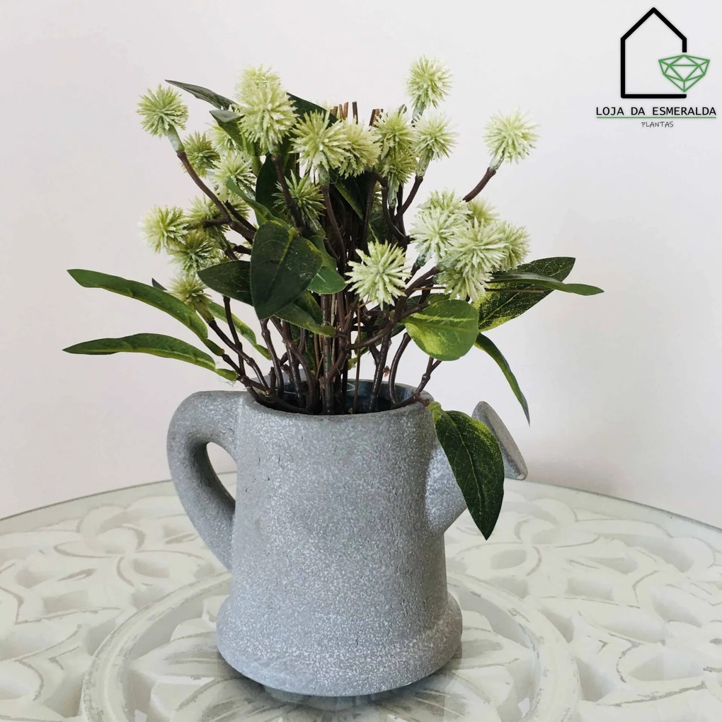 Planta Decorativa em Regador | 10x10x23CM - Modelo 1