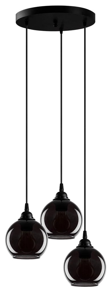Chandelier Smoked – Fume – 40 x 40 cm