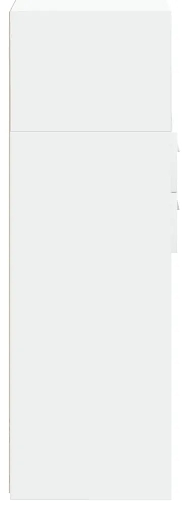 Armário alto 45x42,5x124 cm derivados de madeira branco