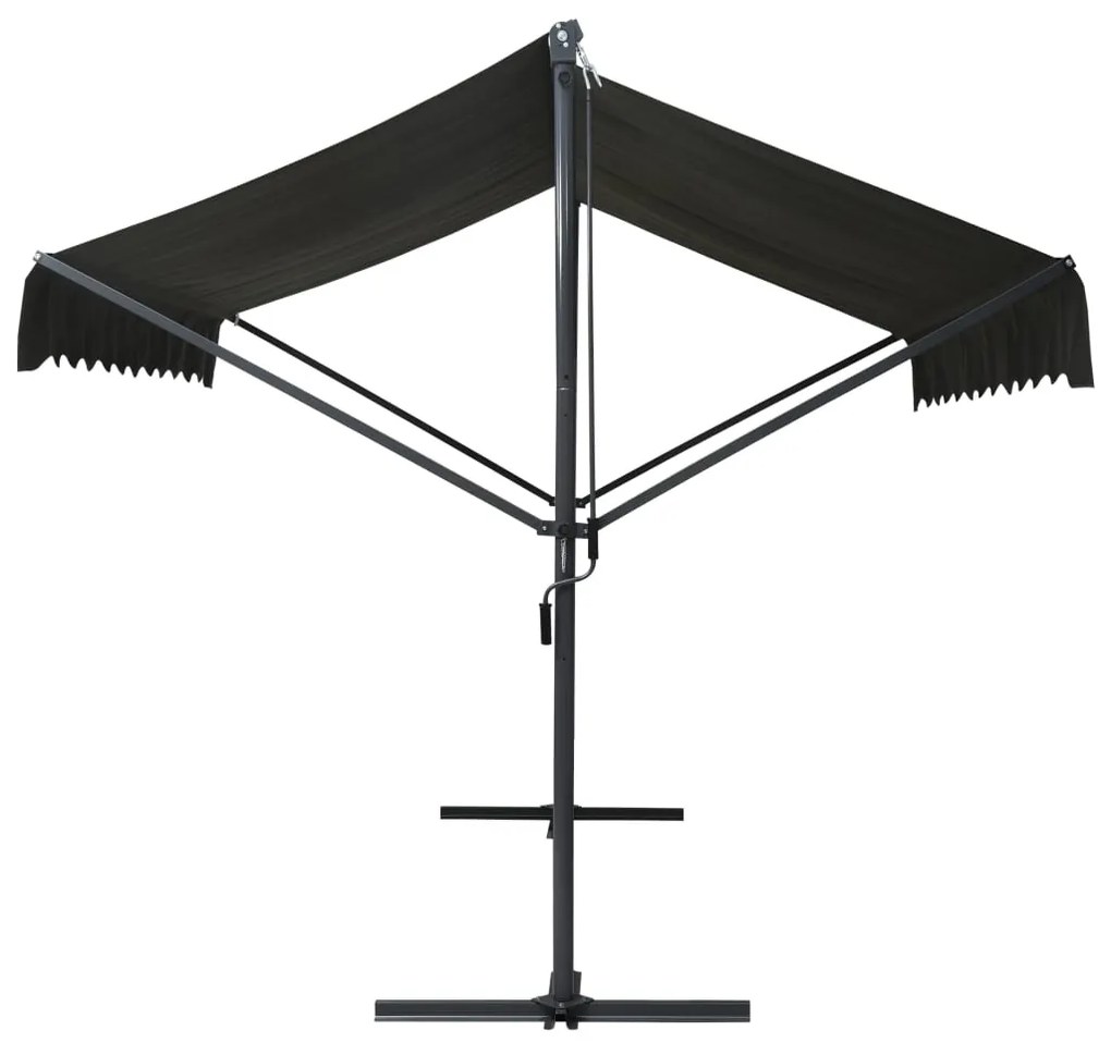 Toldo de pé 300x300 cm antracite