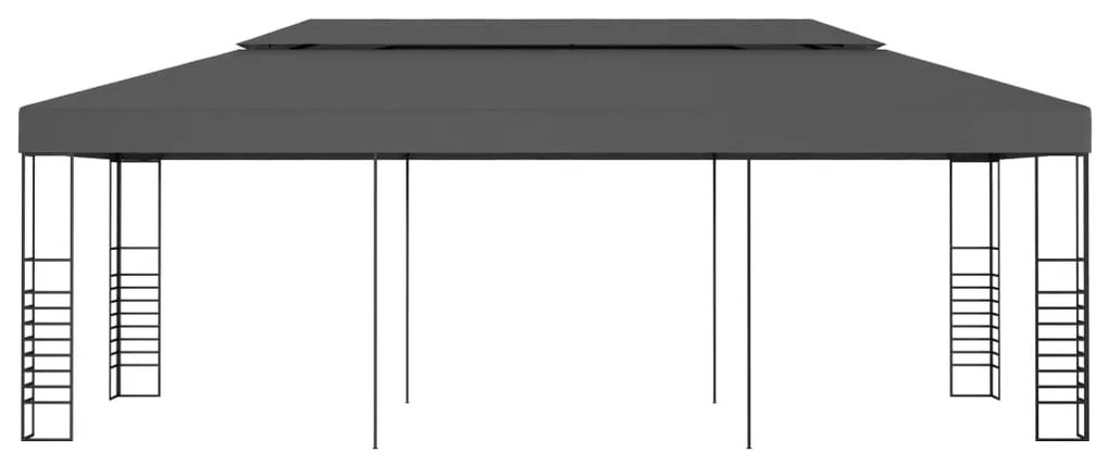 Gazebo/tenda 3x6 m antracite