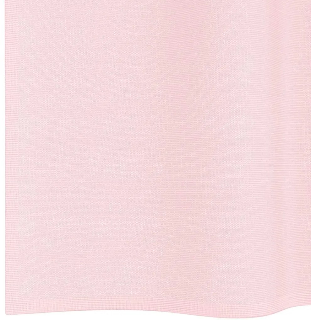 Cortinas de voile com laços 2 pcs rosa-claro 140x245 cm