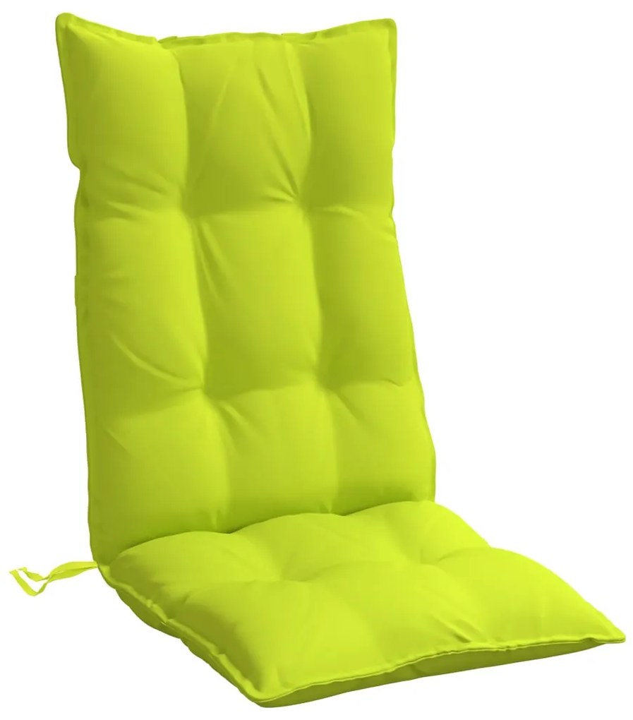 Almofadões p/ cadeira encosto alto 6 pcs oxford verde brilhante