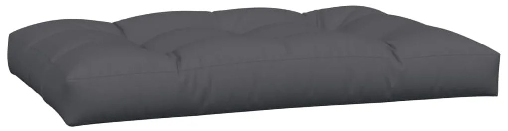Almofadões de paletes 5 pcs tecido antracite
