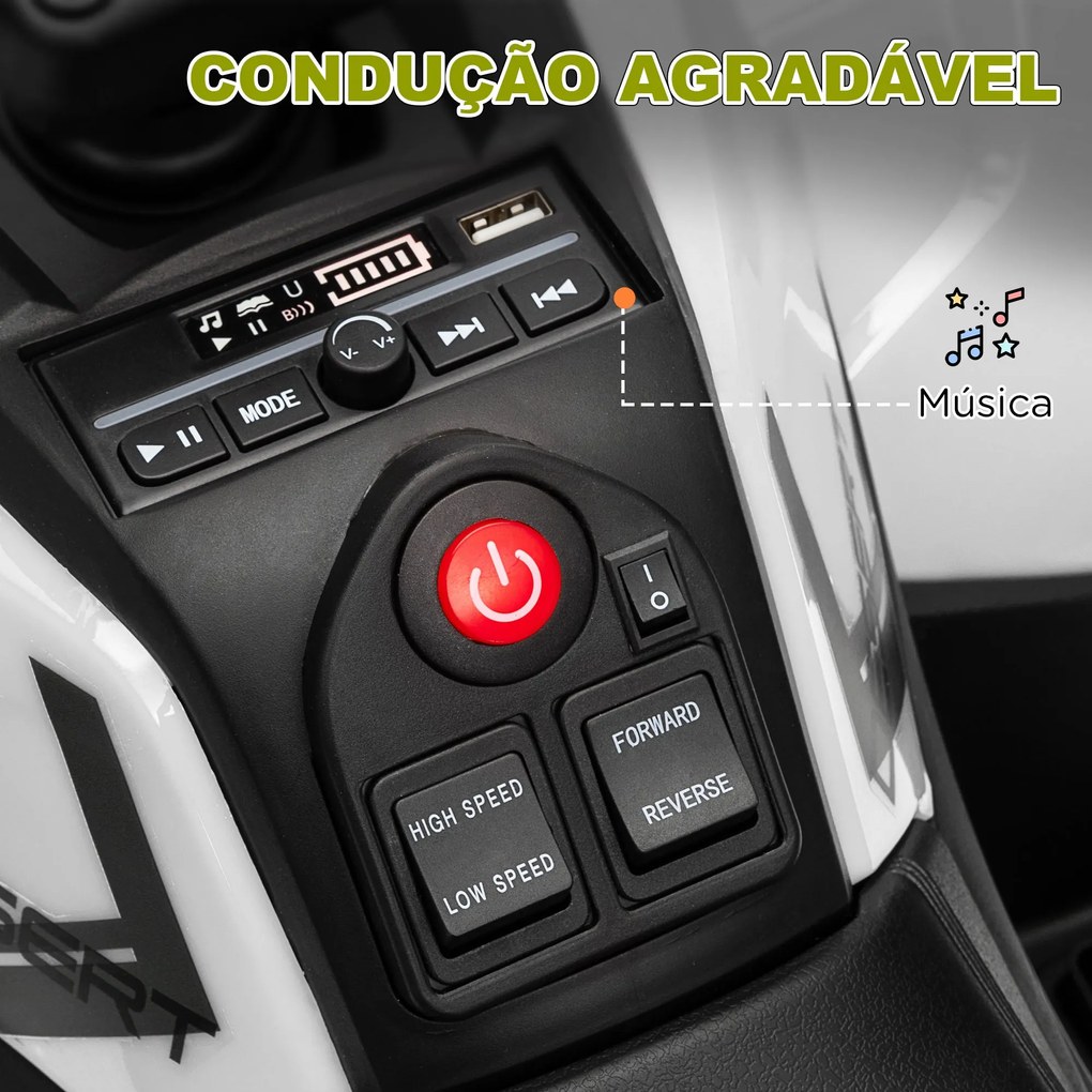 AIYAPLAY Quadriciclo Elétrico para Criança acima de 3 Anos Quadriciclo