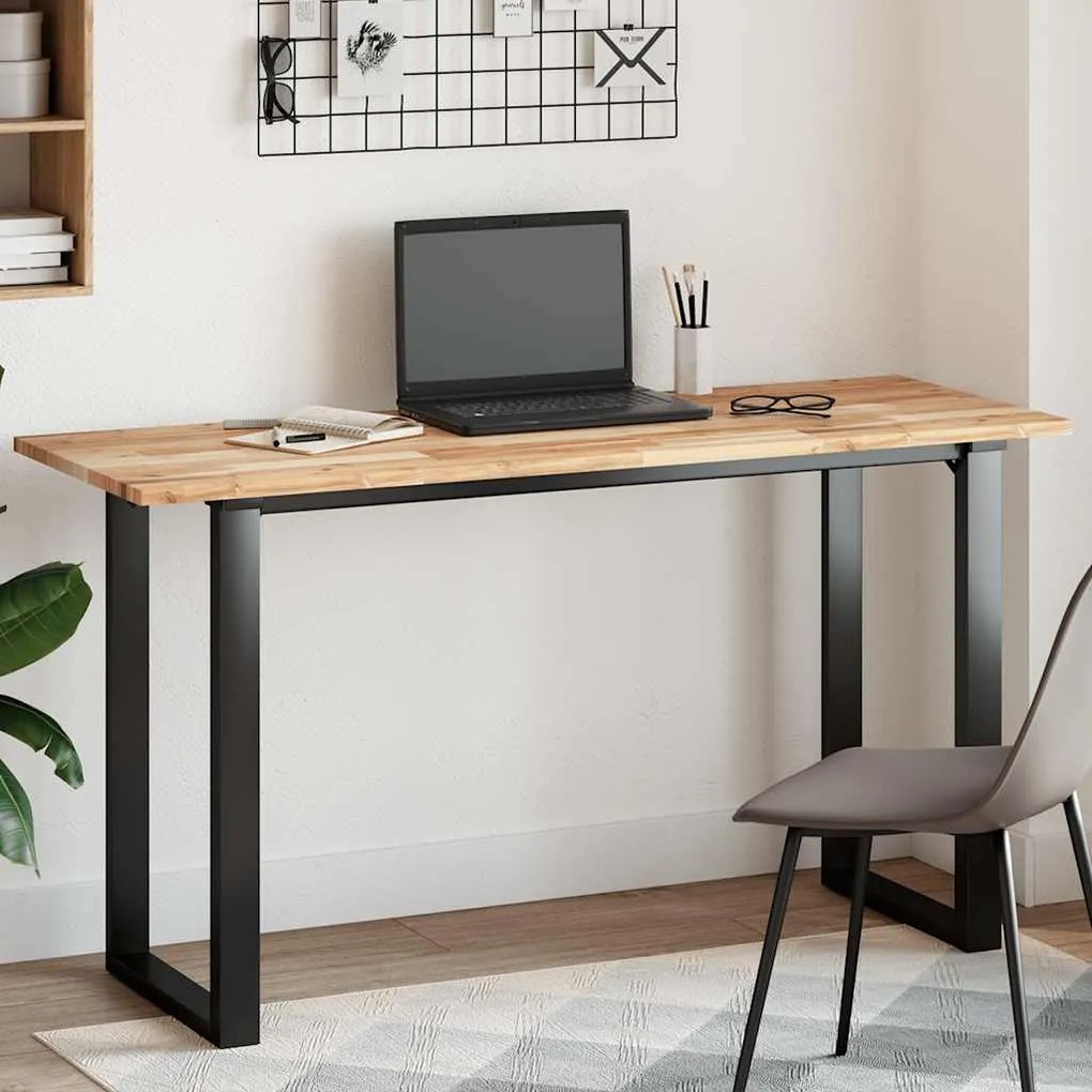 vidaXL Tampo de mesa retangular 160x50x2 cm madeira de acácia maciça