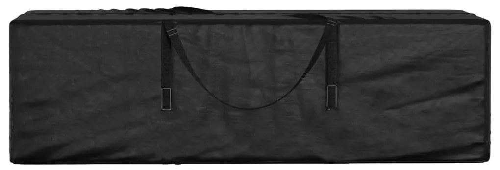 Saco arrumação p/ almofadões jardim 135x40x55 polietileno preto