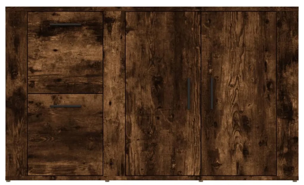 Aparador 100x33x59,5 cm derivados de madeira carvalho fumado