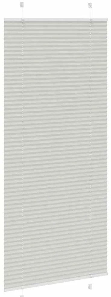 Cinzento Luz Plissada Cega 90x200 cm Largura Tecido 89,4 cm