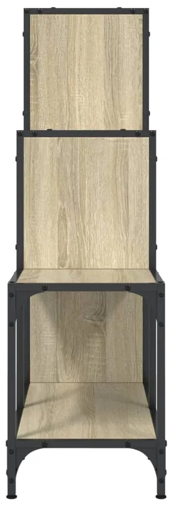 Estante 92x30x102 cm derivados de madeira/metal carvalho sonoma