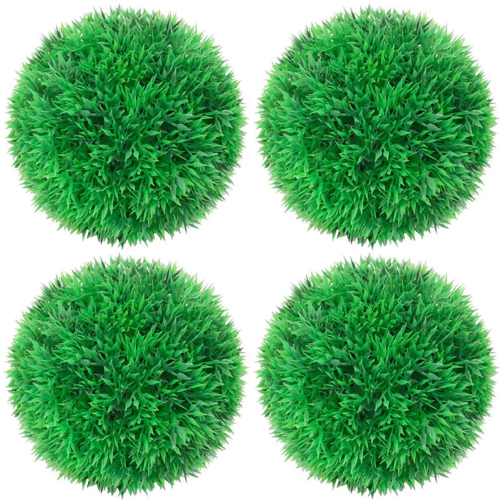 vidaXL Bolas de buxos artificiais 4 pcs 12 cm