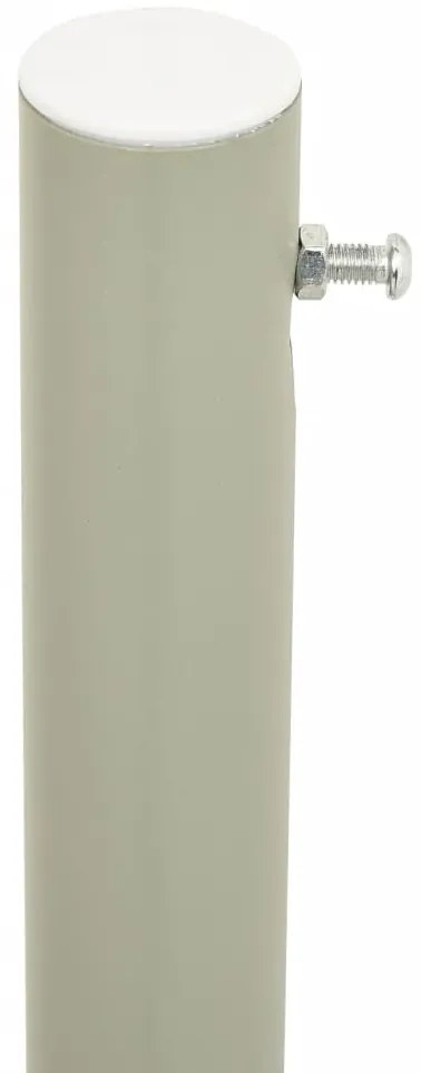 Toldo lateral retrátil para pátio 140x300 cm cor creme
