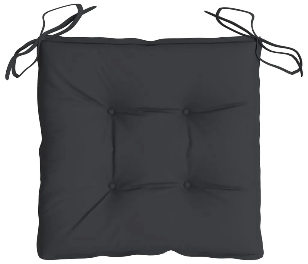 Almofadões para móveis de paletes 6 pcs tecido oxford preto