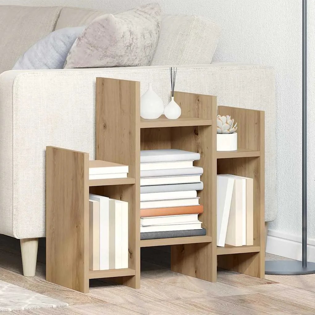 vidaXL Armário lateral Carvalho Artesanal 60 x 26 x 60 cm