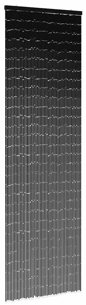 vidaXL Cortina de Porta contra Insetos Cinza Escuro 56x185 cm Bambu