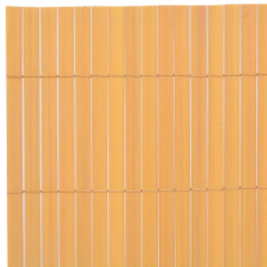 Cerca de jardim dupla face 110x300 cm amarelo