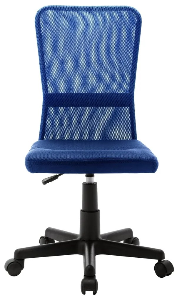 Cadeira de escritório 44x52x100 cm tecido de malha azul