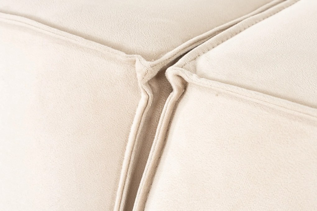 Sofá de Canto Lora – Creme – 303 cm x 193 cm x 65 cm