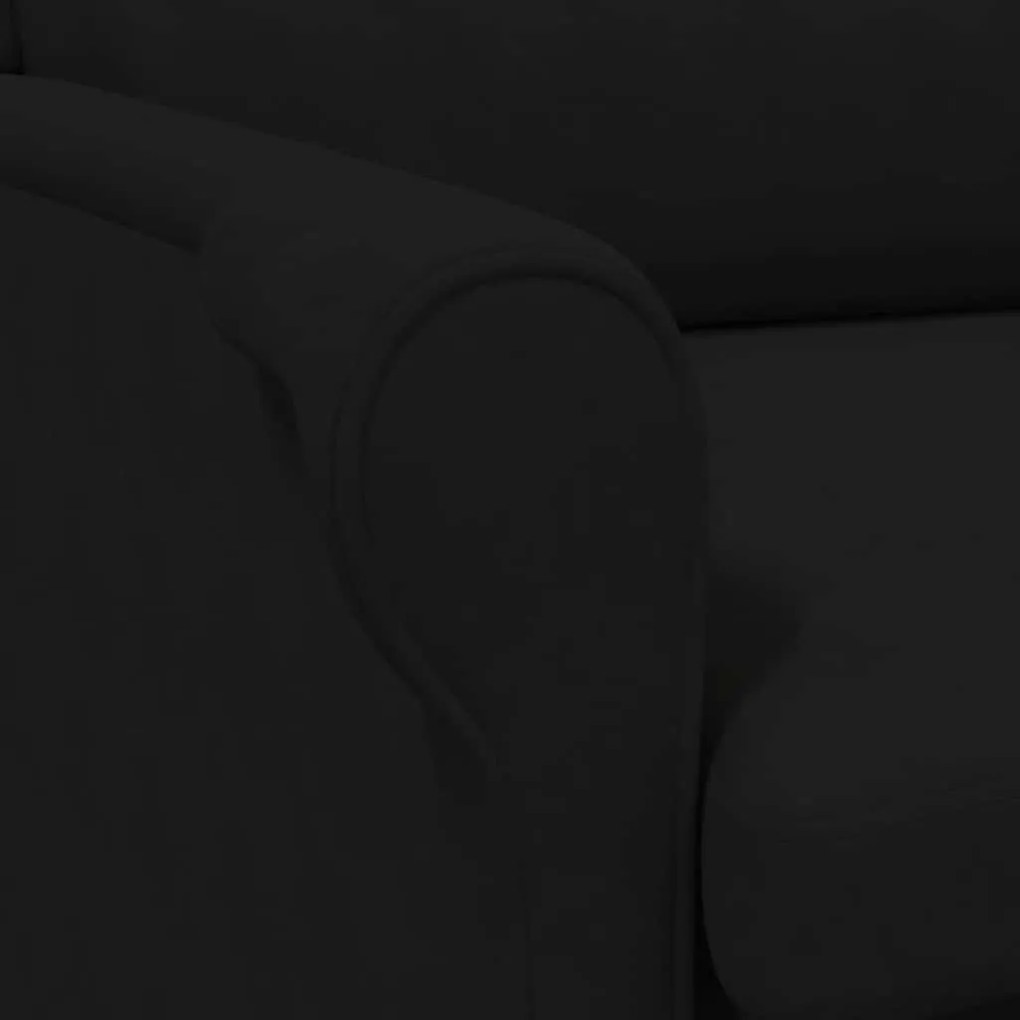 Poltrona preta Preto Tamanho padrão de poltrona