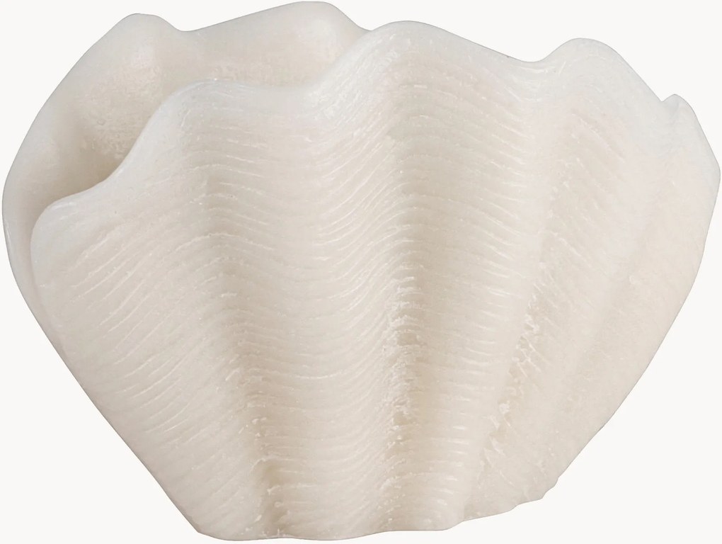 Vela artesanal em forma de concha