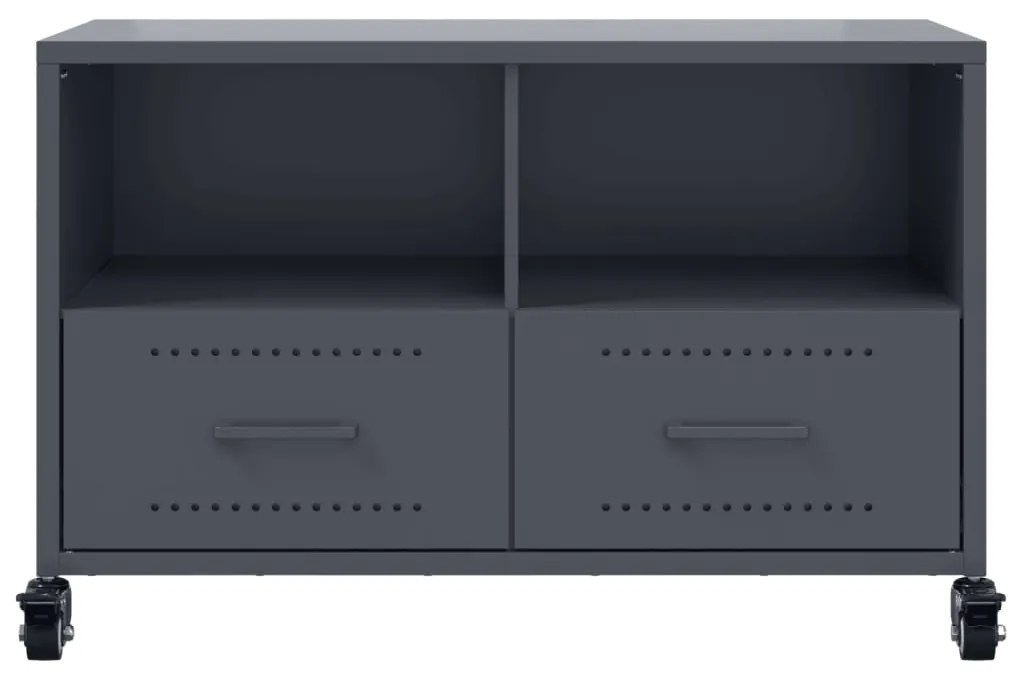 Móvel de TV 68x39x43,5 cm aço antracite