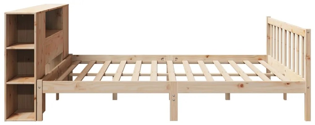Cama com estante sem colchão 180x200 cm pinho maciço