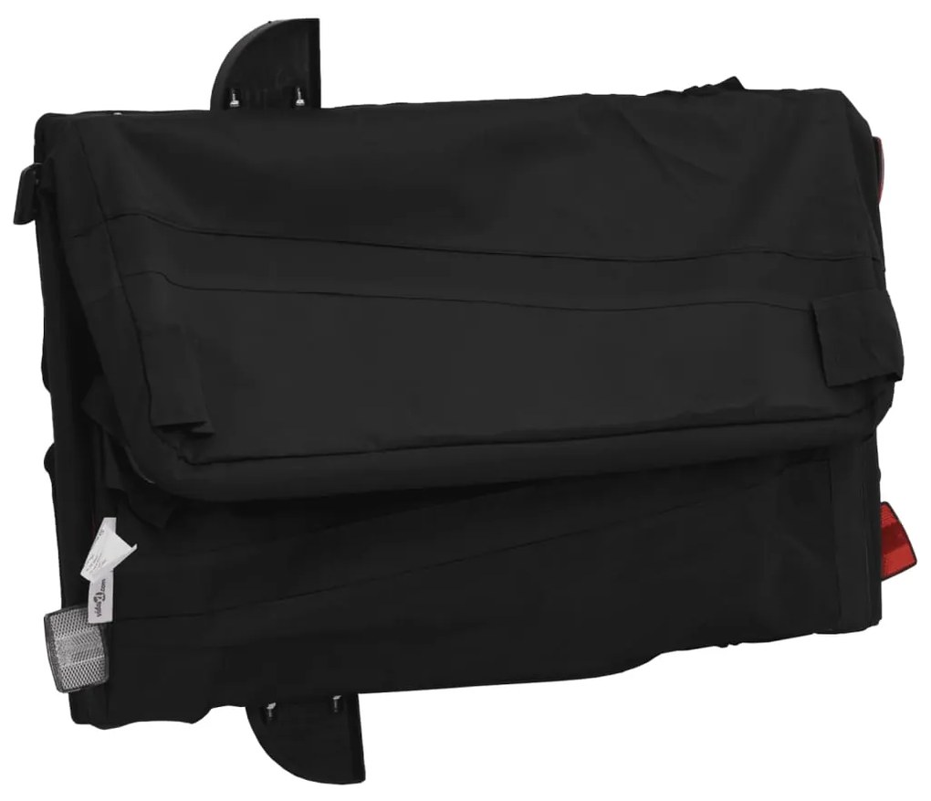 Reboque para bicicleta 30 kg ferro preto