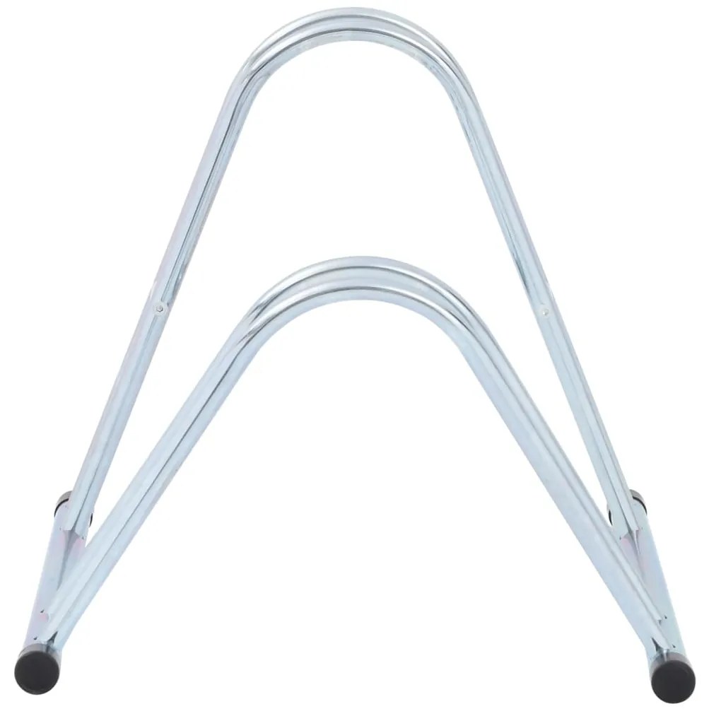 Suporte independente para 2 bicicletas aço galvanizado