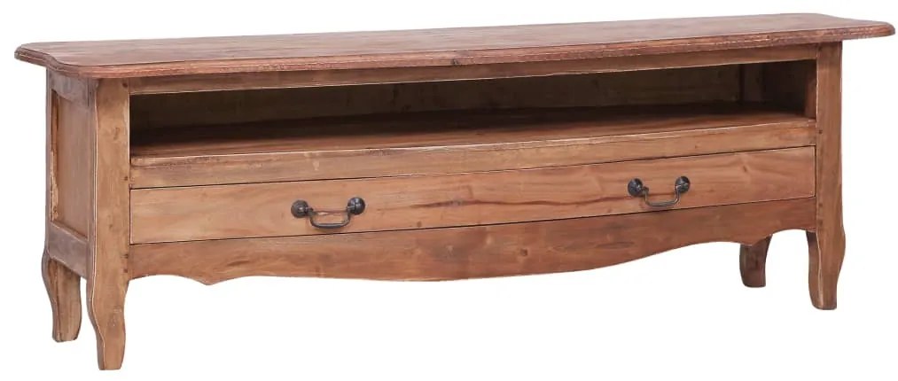 vidaXL Móvel de TV 120x30x40 cm madeira de mogno maciça
