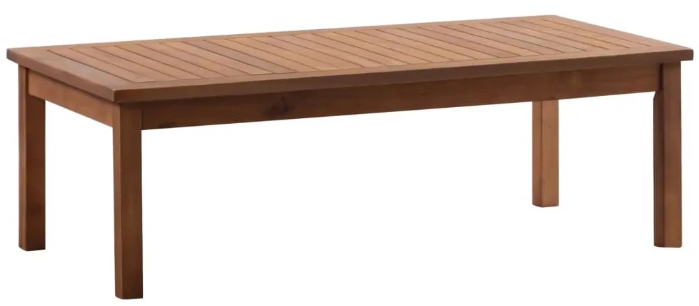 Conjunto lounge de jardim 4 pcs madeira de acácia maciça