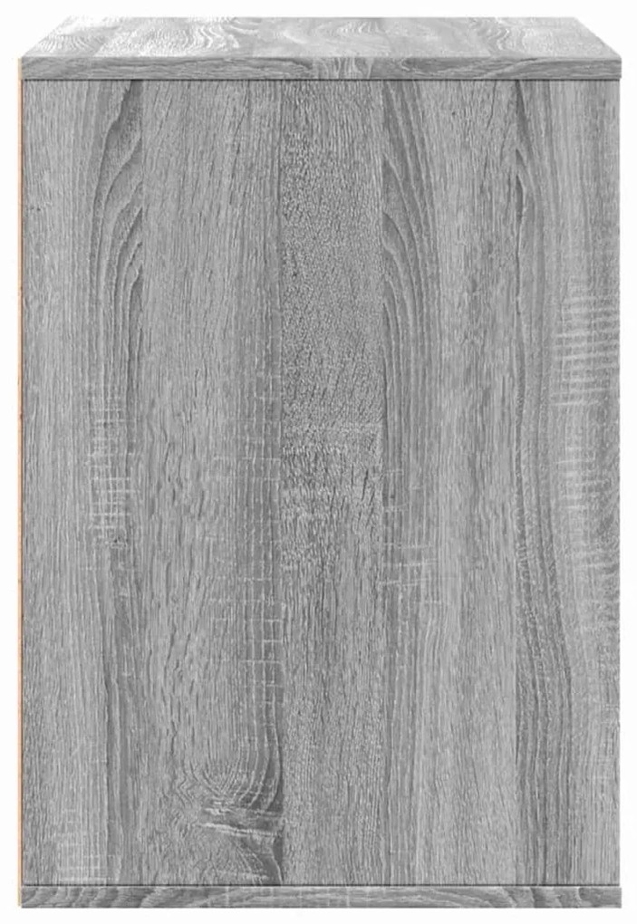 Cómoda com 3 Gavetas - 80x41x58 cm - derivados de madeira - cinzento s