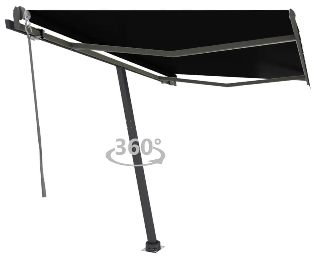 vidaXL Toldo automático independente 300x250 cm antracite