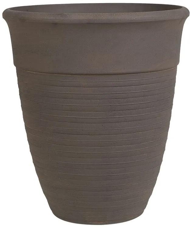 Vaso para plantas castanho ⌀ 50 cm KATALIMA Beliani