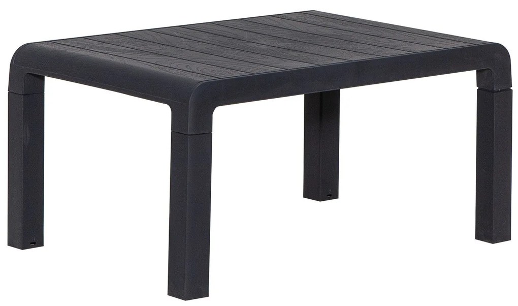Conjunto de Jardim Antracite – 2 Sofás de 1 Lugar e Mesa de Centro – D