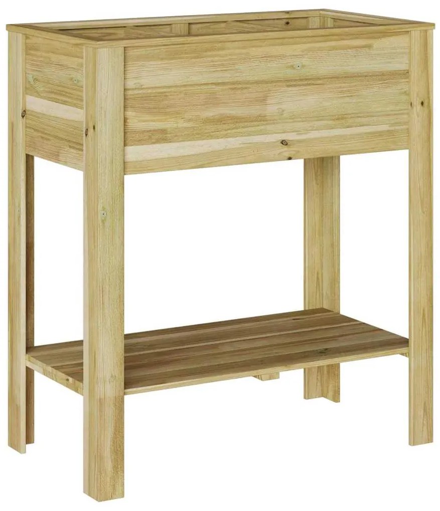 Estante de Plantas para Jardim 85x46x94 cm, em Madeira de Pinheiro Tra