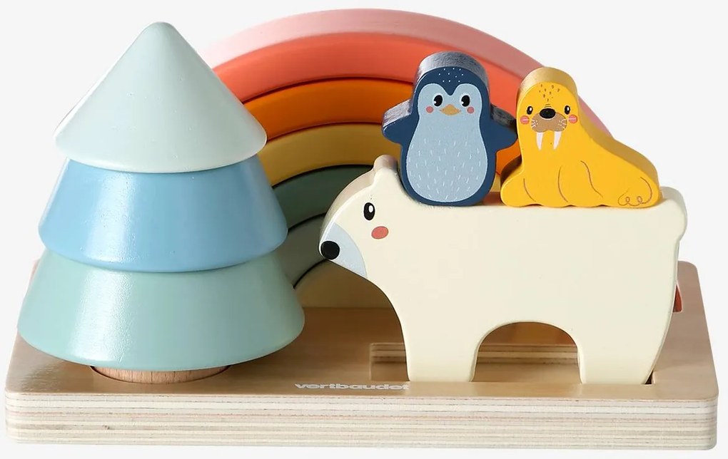 Trio de brinquedos de atividades em madeira FSC® madeira