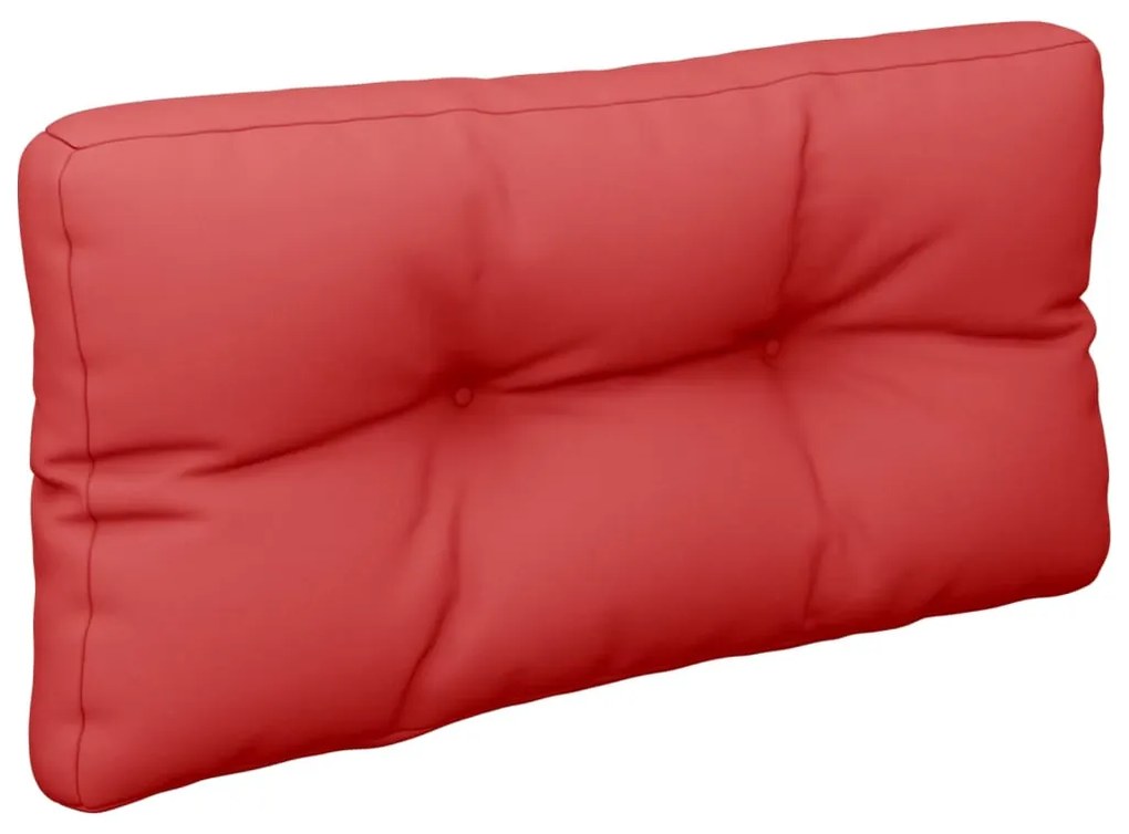 Almofadão para sofá de paletes 80x40x12 cm tecido vermelho