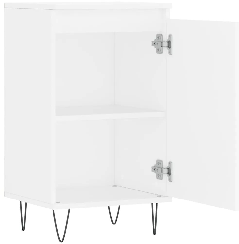 Aparadores 2 pcs 40x35x70 cm derivados de madeira branco