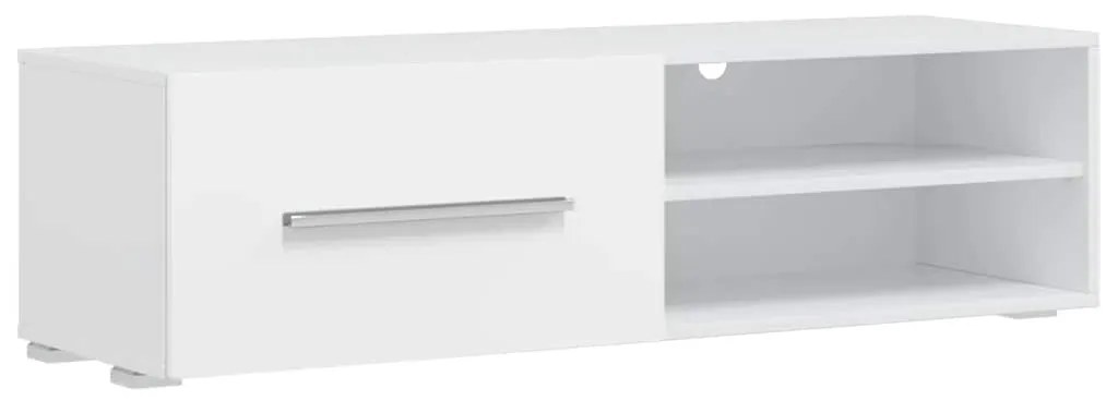 Móveis TV de 5pcs iluminação LED madeira trabalhada branco mate