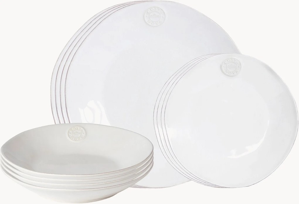 Conjunto de loiça Nova, conjunto de 12