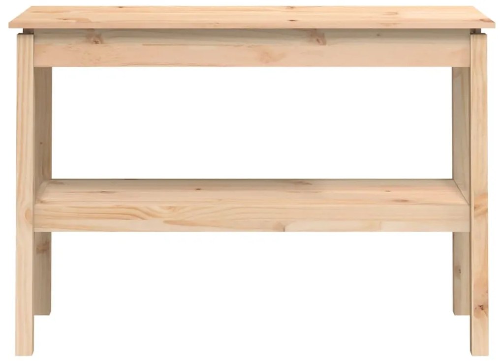 Mesa consola 110x40x75 cm madeira de pinho maciça
