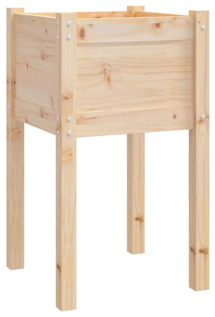 Vasos/floreiras de jardim 2 pcs 40x40x70 cm cm pinho maciço