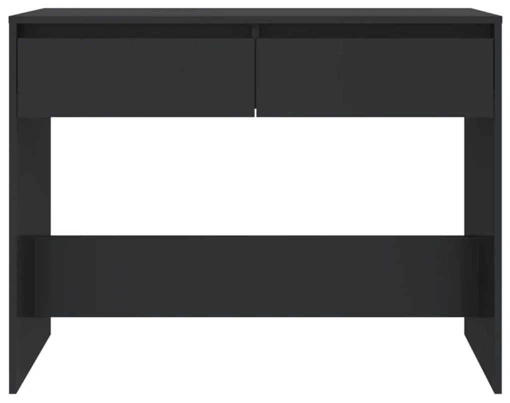 Mesa consola 100x35x76,5 cm derivados madeira preto
