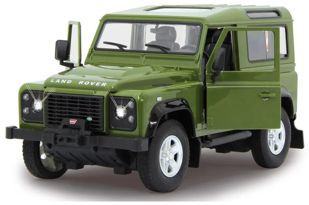 Carro telecomendado Land Rover Defender 1:14 green 2,4GHz Portas Manuais