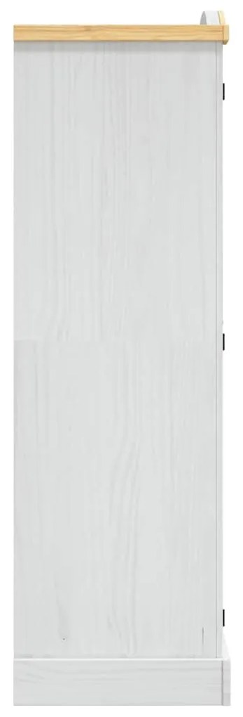 Roupeiro Corona Range pinho mexicano com 2 portas branco